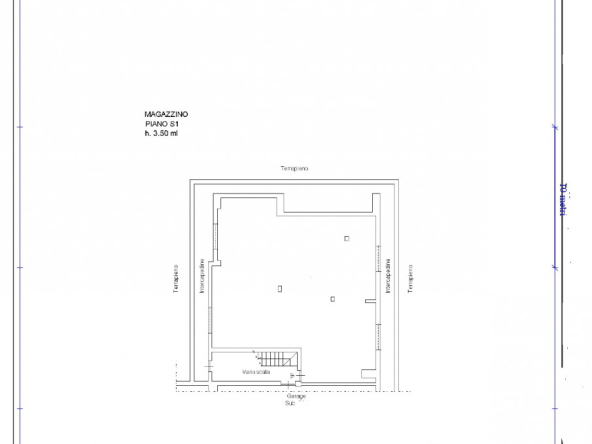 Magazzino di 200 mq e garage su via della Massimilla