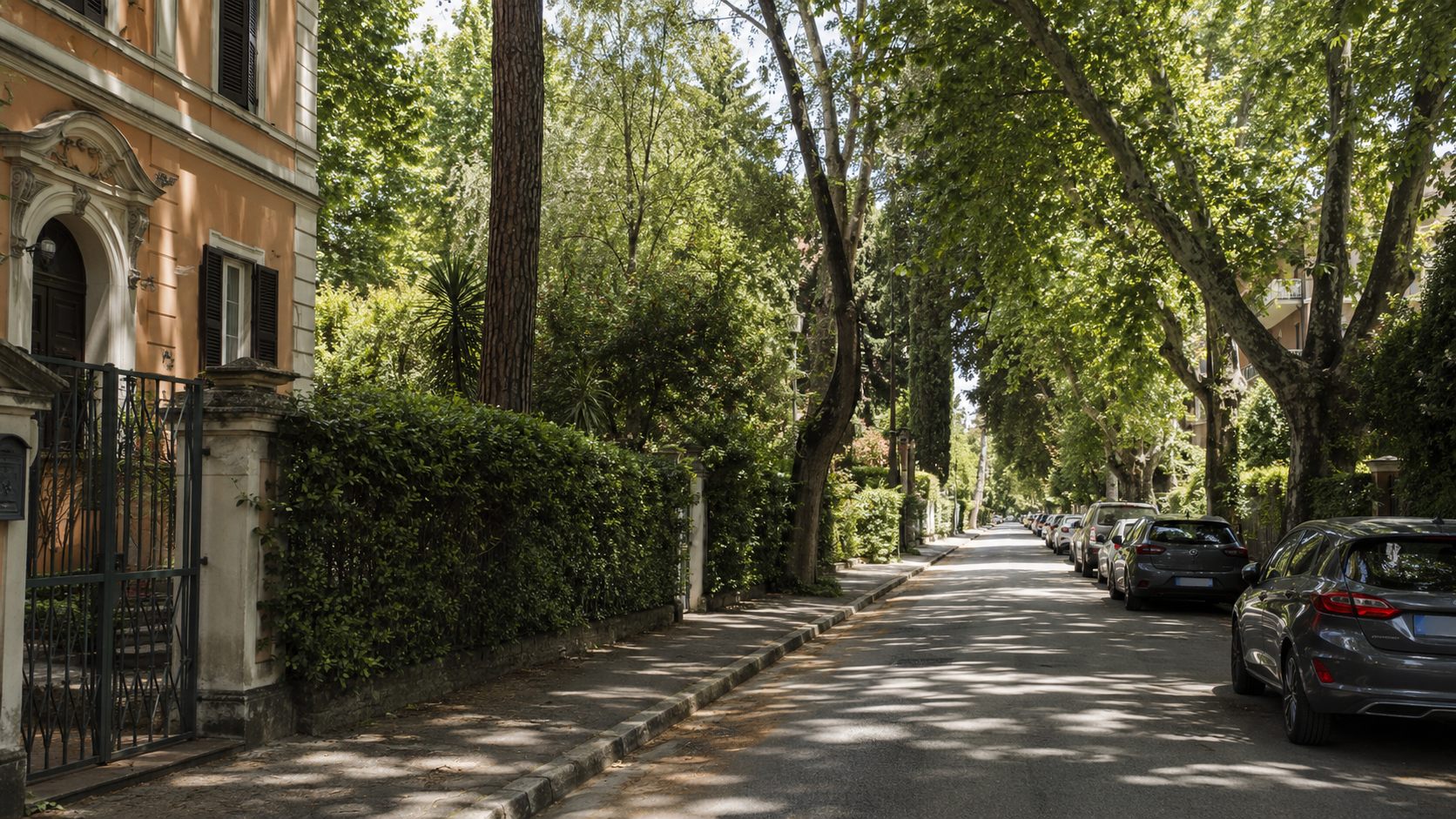 Agenzia Immobiliare al Pinciano 1 Agenzia immobiliare al Pinciano: via alberata vicino Villa Borghese a Roma